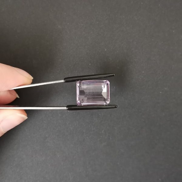 photo of the pavilion of the purple amethyst rectangle against a black background