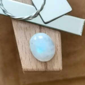 Oval Moonstone Cabochon – 12mm by 10mm - 4.59 ct