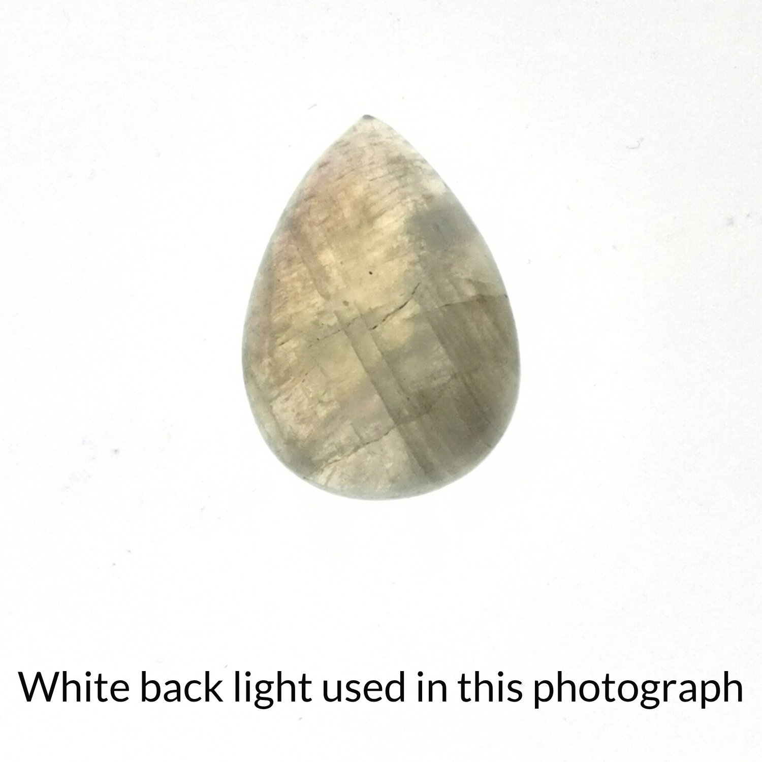 Teardrop Moonstone Cabochon – 14mm by 10mm - 4.73 ct - Image 5