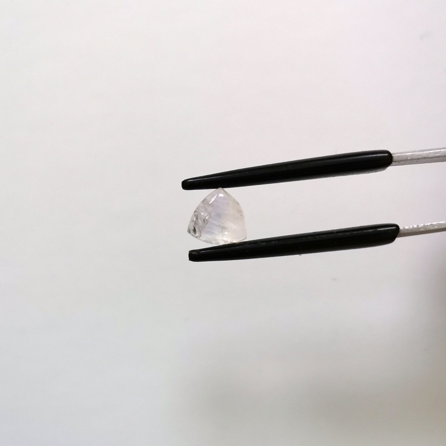 Triangle Rainbow Moonstone Cabochon – 7mm by 6.8mm - 1.15 ct - Image 3