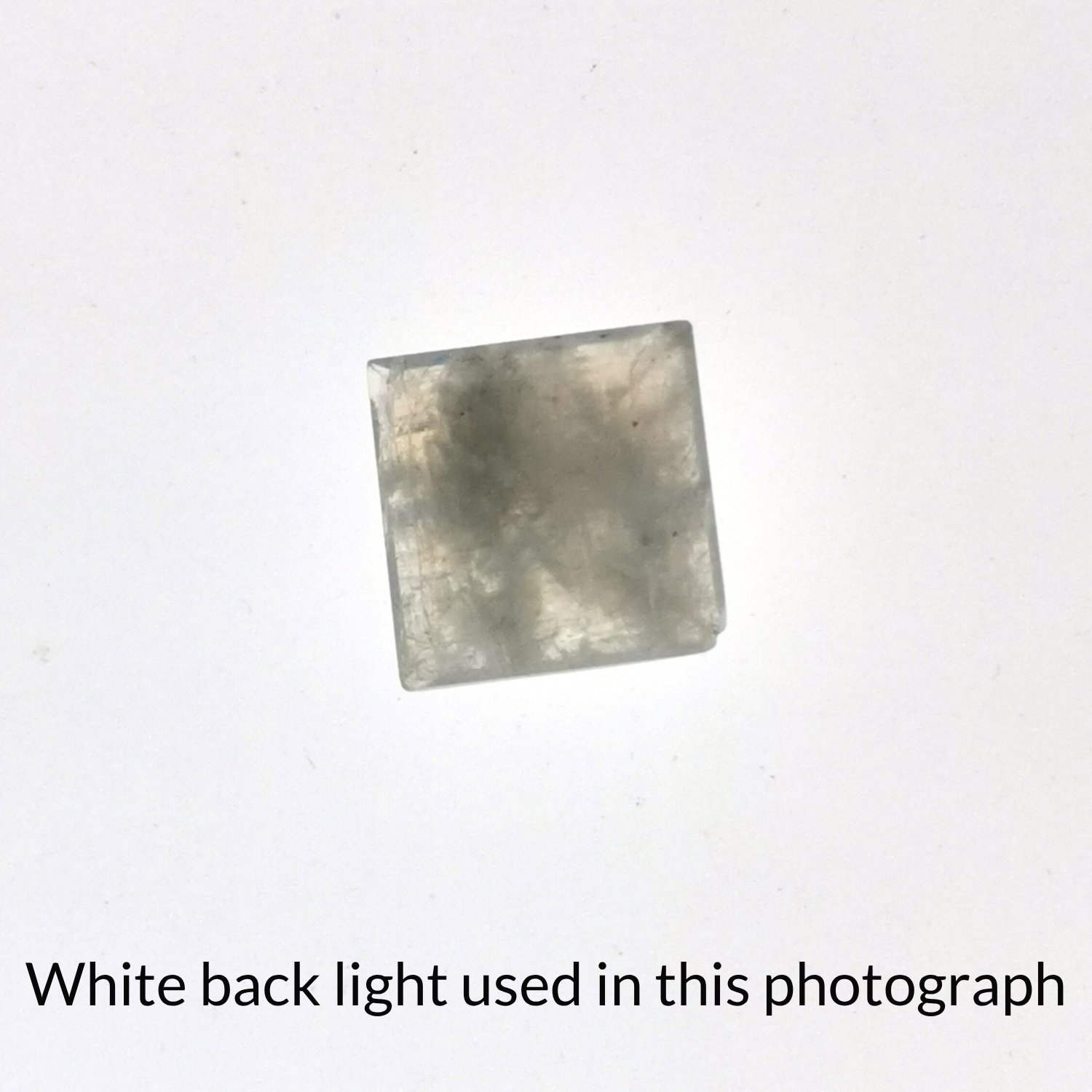 Faceted Square Moonstone – 8.8mm by 9mm - 3.06 ct - Image 6