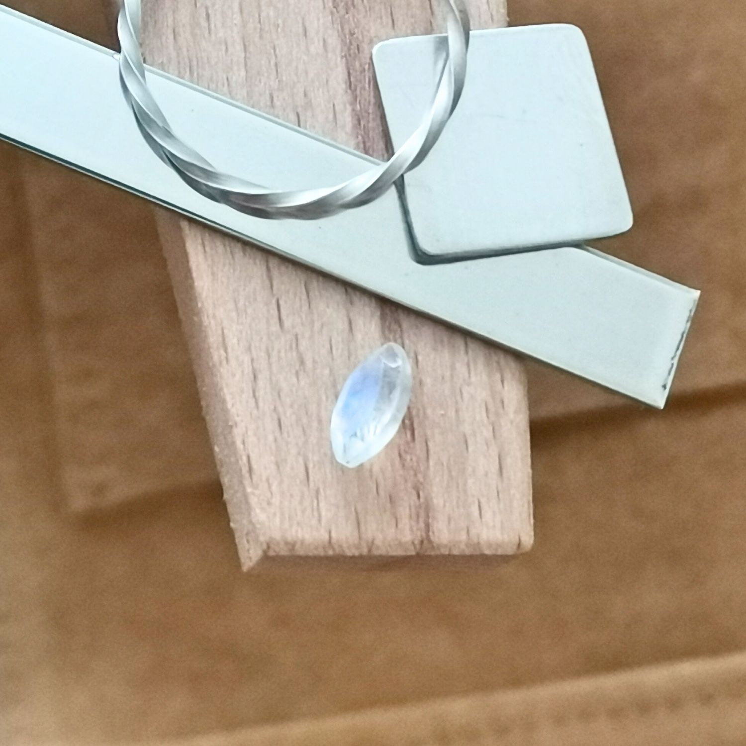 Faceted Marquise Moonstone – 7.4mm by 4mm - 0.55 ct