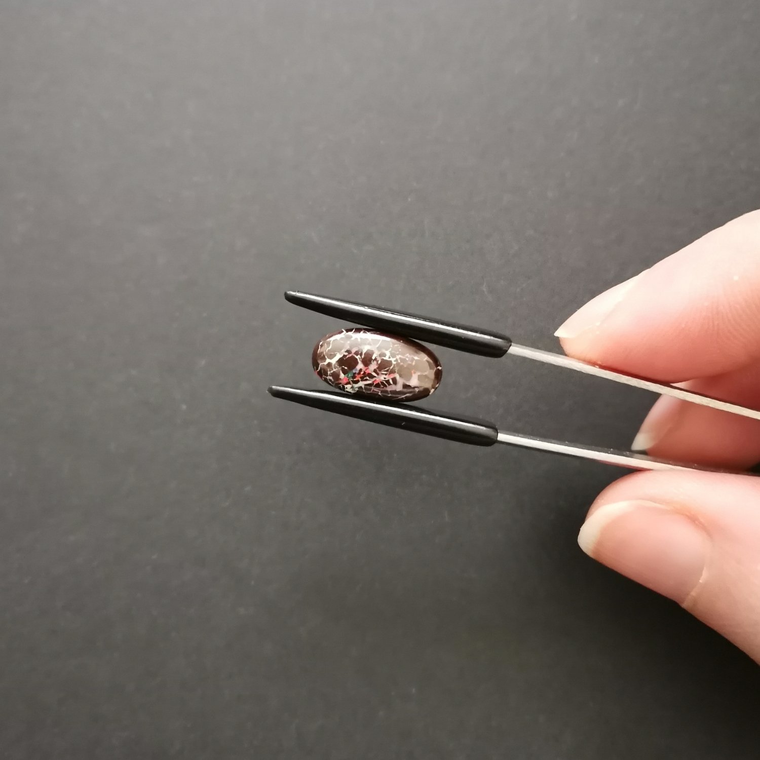 Freeform Boulder Opal - 14.0mm by 7.3mm - Image 2