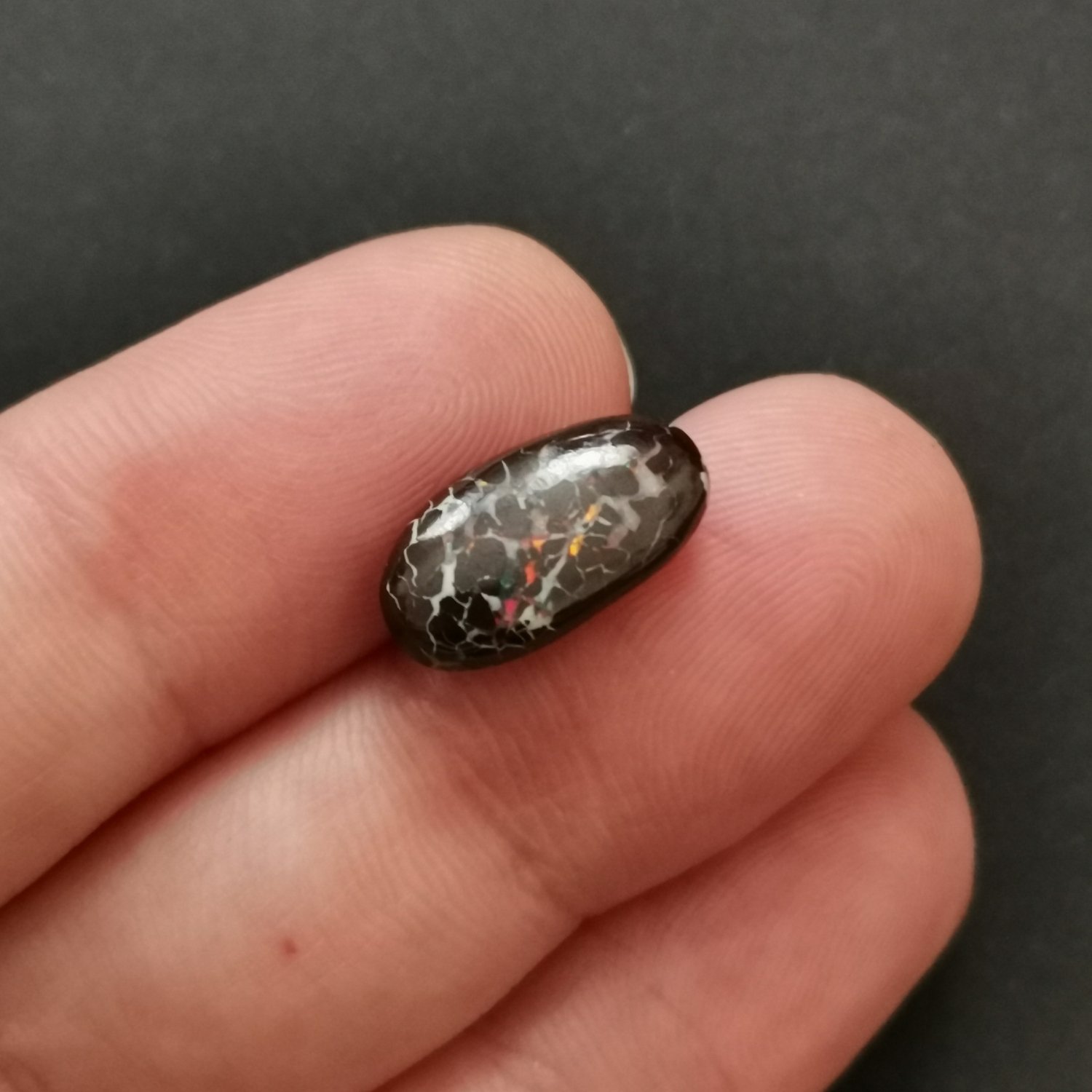 Freeform Boulder Opal - 14.0mm by 7.3mm - Image 5