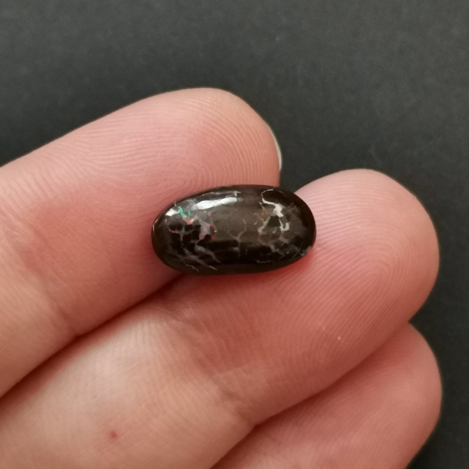 Freeform Boulder Opal - 14.0mm by 7.3mm - Image 6