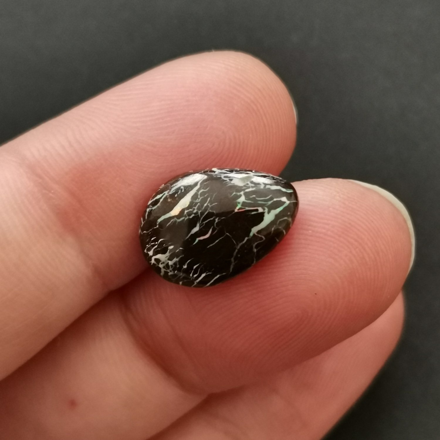 Freeform Boulder Opal - 13.8mm by 9.6mm - Image 5