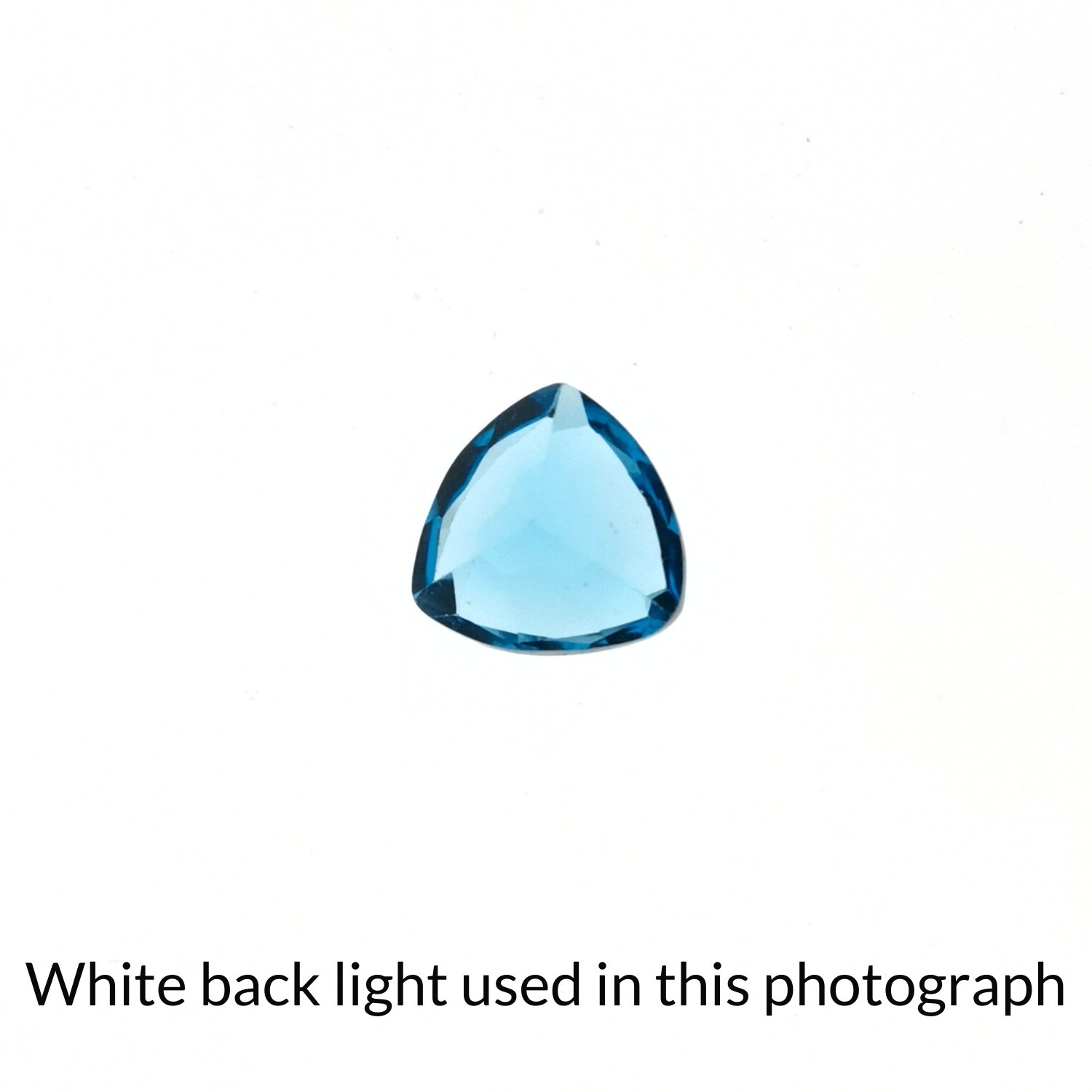 Swiss Blue Topaz Triangle - 9mm - Image 5