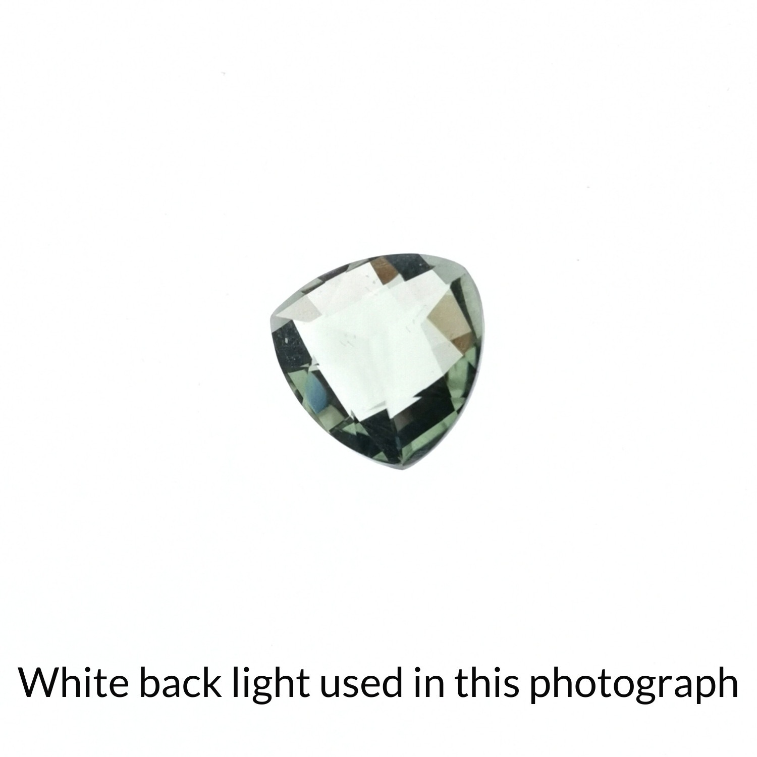 Green Prasiolite Triangle - 10mm - Image 5