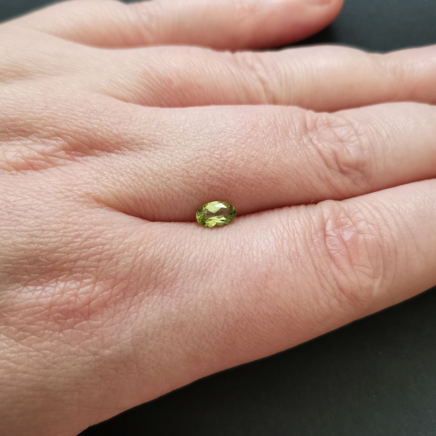 Peridot Oval - 6mm by 3.8mm - Image 4
