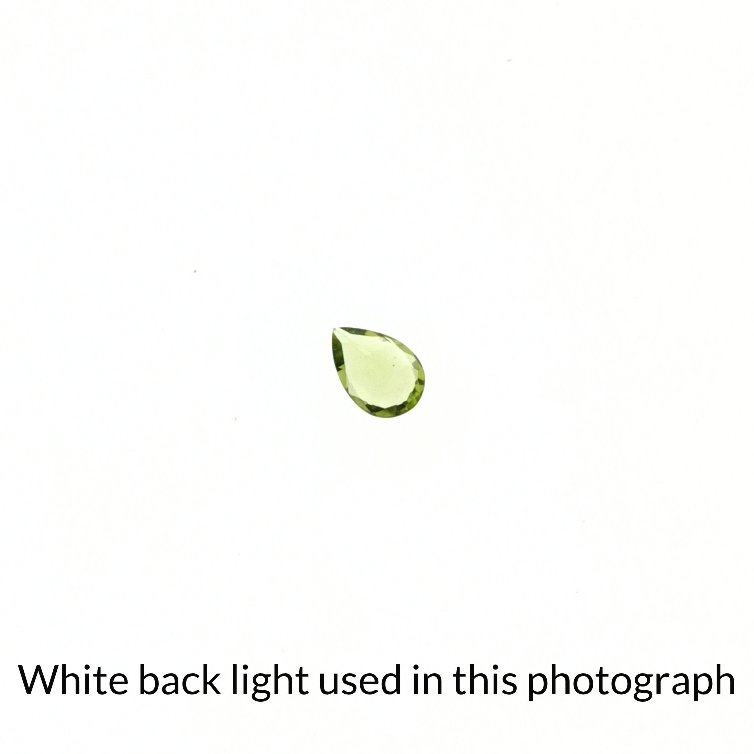 Peridot Teardrop - 6mm by 4mm - Image 5