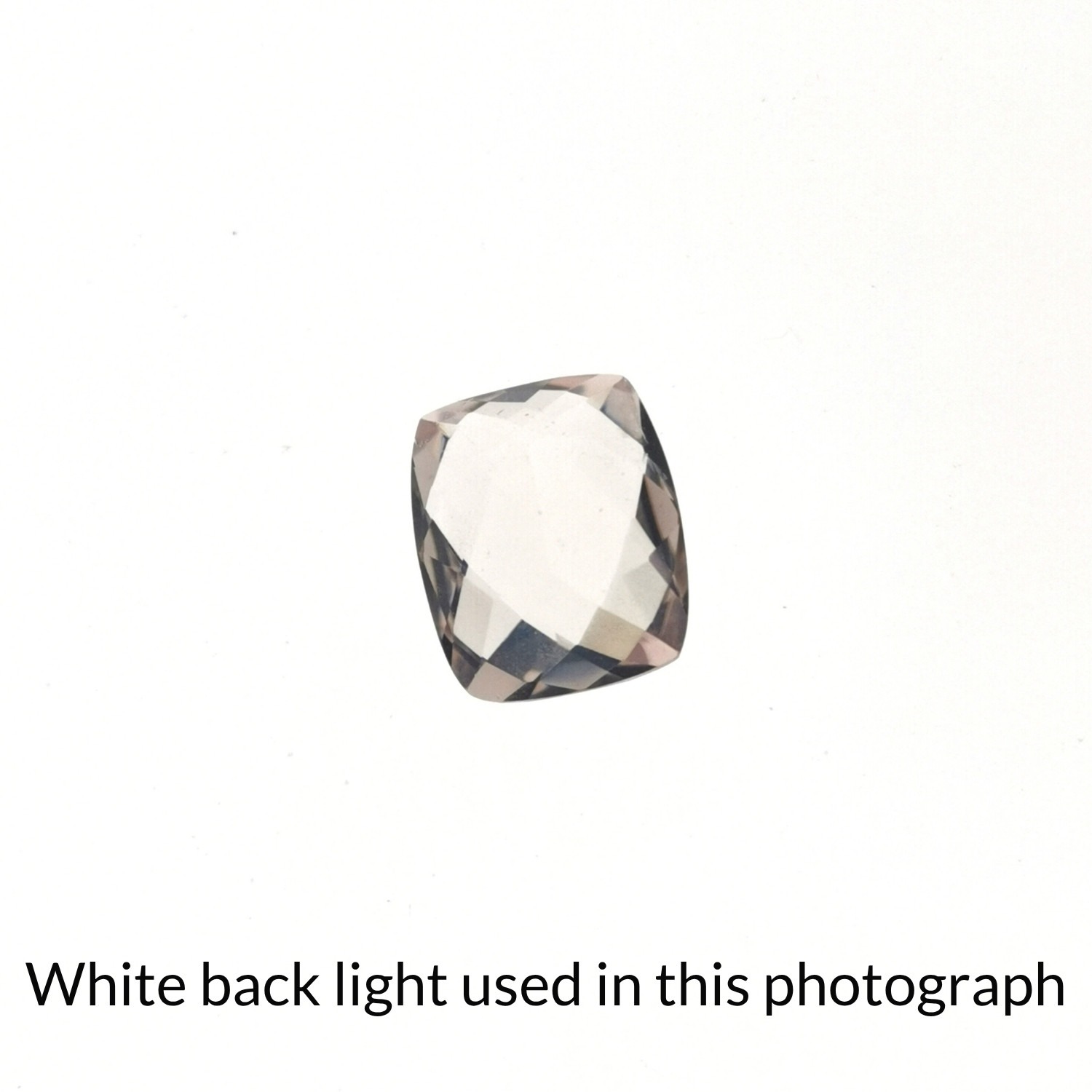 Rose Quartz Rectangle - 11.2mm by 9.3mm - Image 5