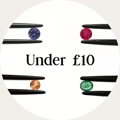 Shop gemstones priced £10 and under