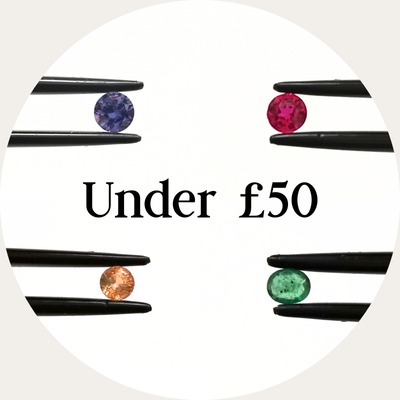 Shop gemstones priced £50 and under