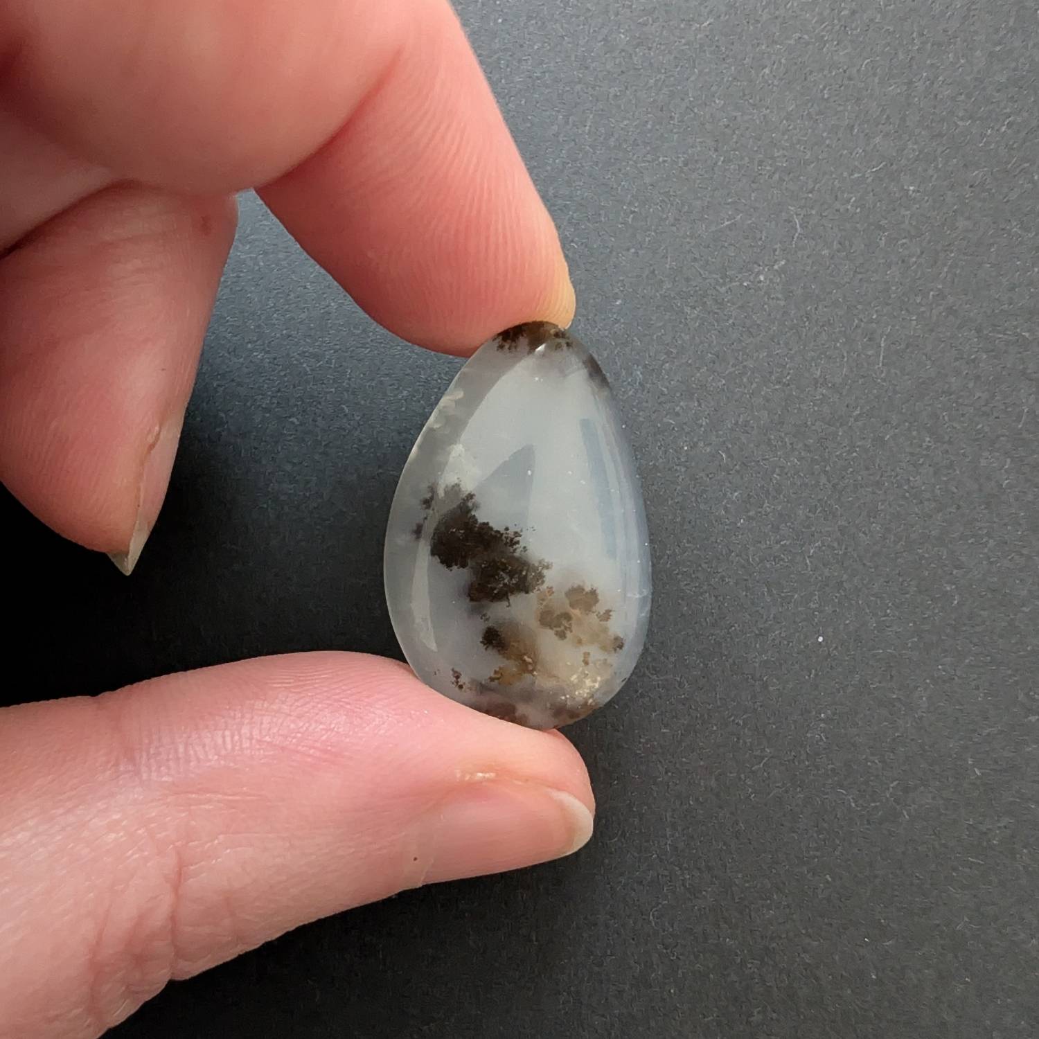 Dendritic Opal Cabochon - 26.1mm by 17mm - Image 2