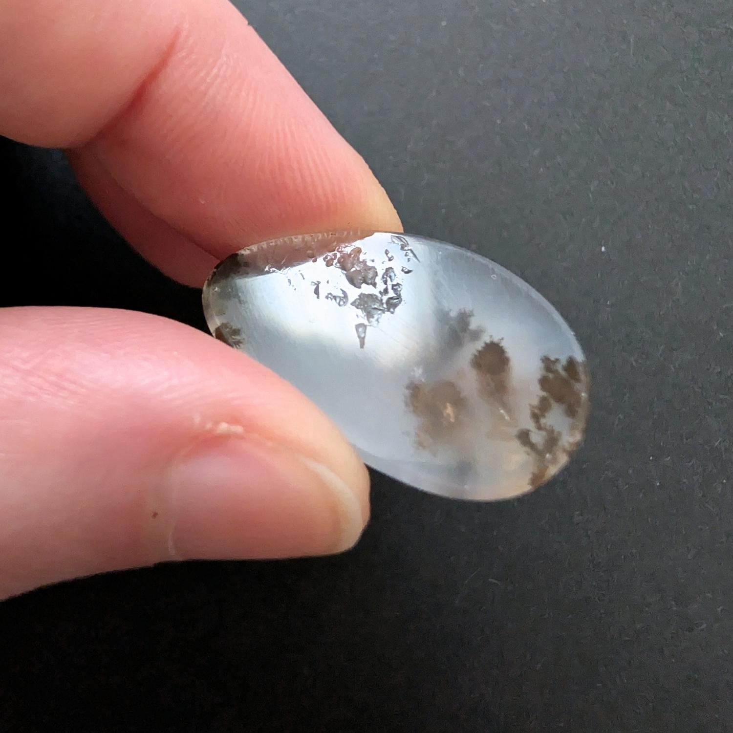 Dendritic Opal Cabochon - 26.1mm by 17mm - Image 6