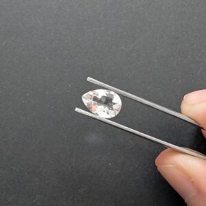 Clear Quartz Teardrop - 10.1mm by 7mm