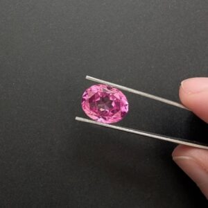 Pink Lab Grown Sapphire Oval - 14.8mm by 11.7mm