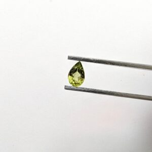 Peridot Teardrop - 6.1mm by 4.0mm