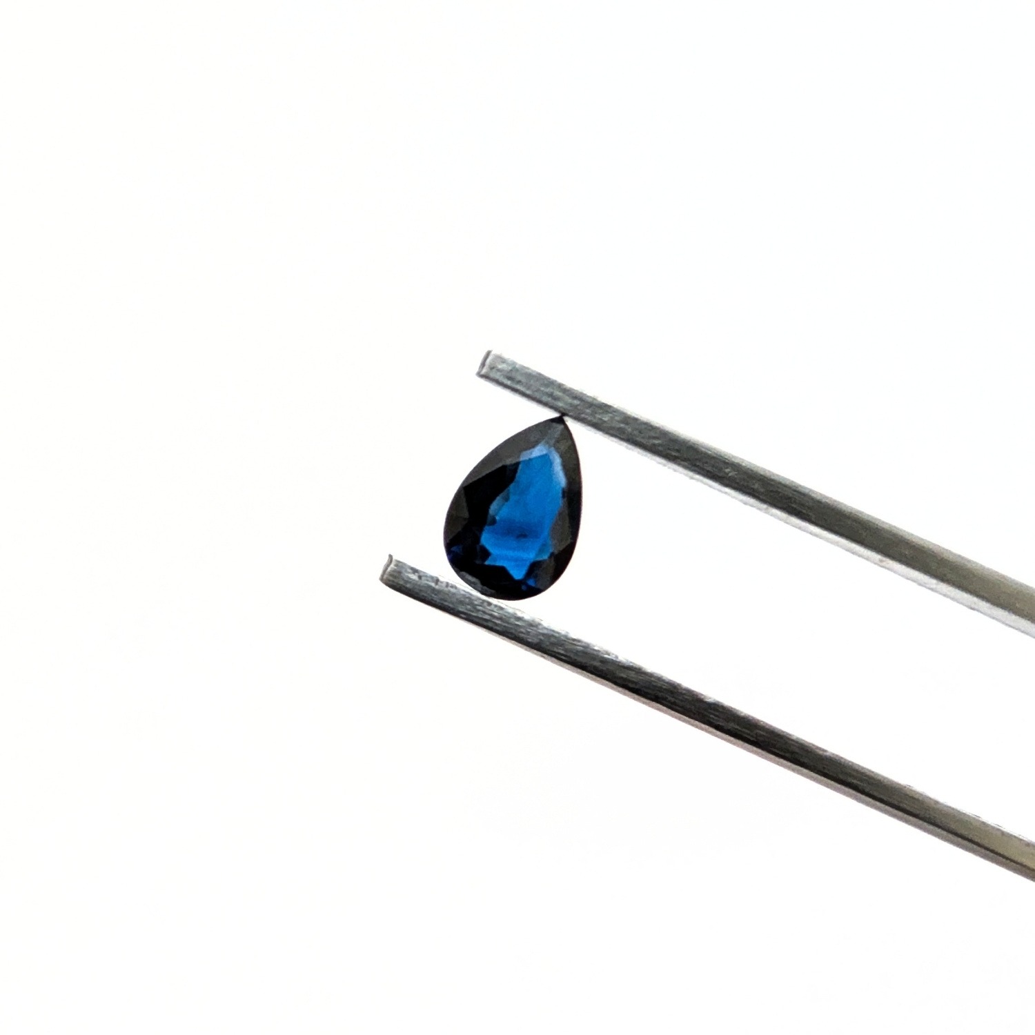 Blue Sapphire Teardrop - 6.0mm by 4.1mm