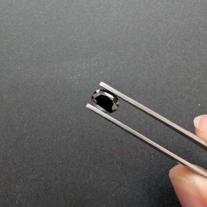 Black Sapphire Oval - 7.0mm by 5.2mm
