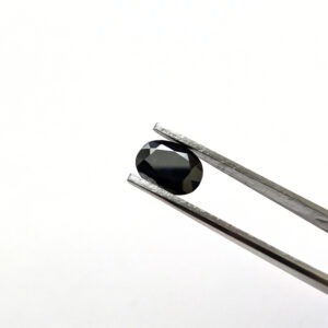 Black Sapphire Oval - 8.0mm by 6.1mm