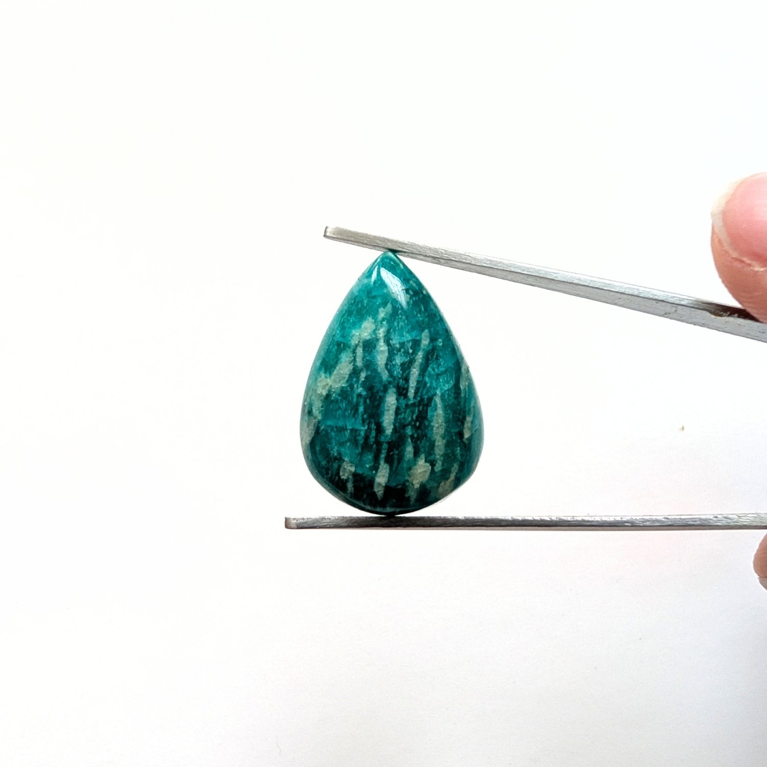 Amazonite Cabochon Teardrop - 21.7mm by 15.1mm
