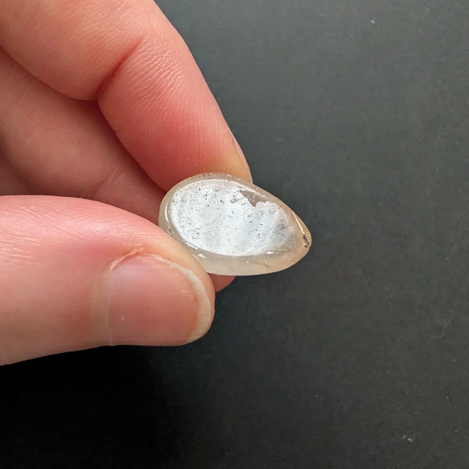 Rutilated Quartz Cabochon Teardrop - 18.4mm by 13.0mm - Image 5