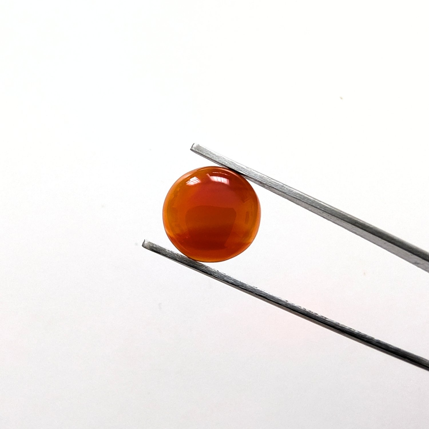 Orange Agate Cabochon Round - 11.7mm