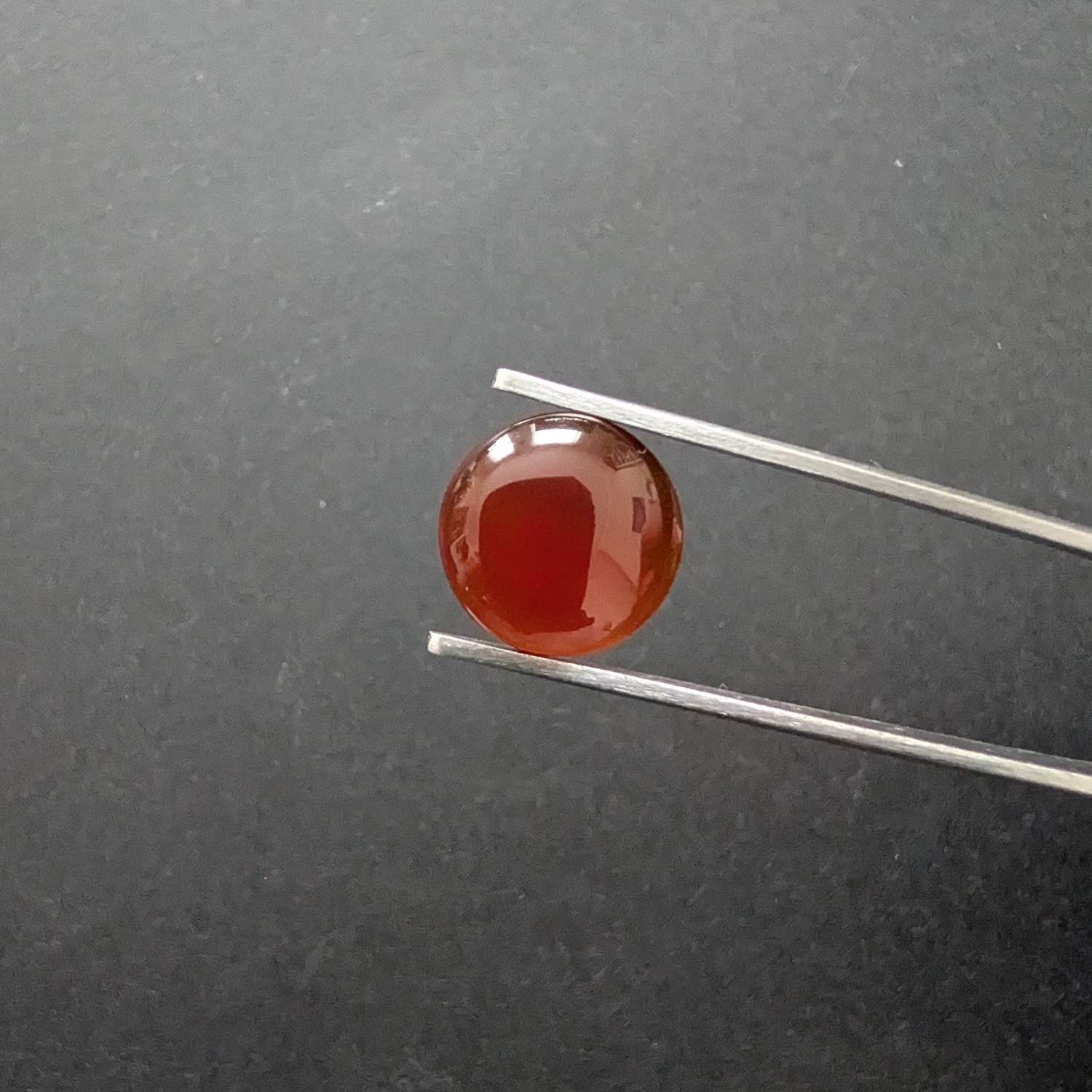 Orange Agate Cabochon Round - 11.90mm