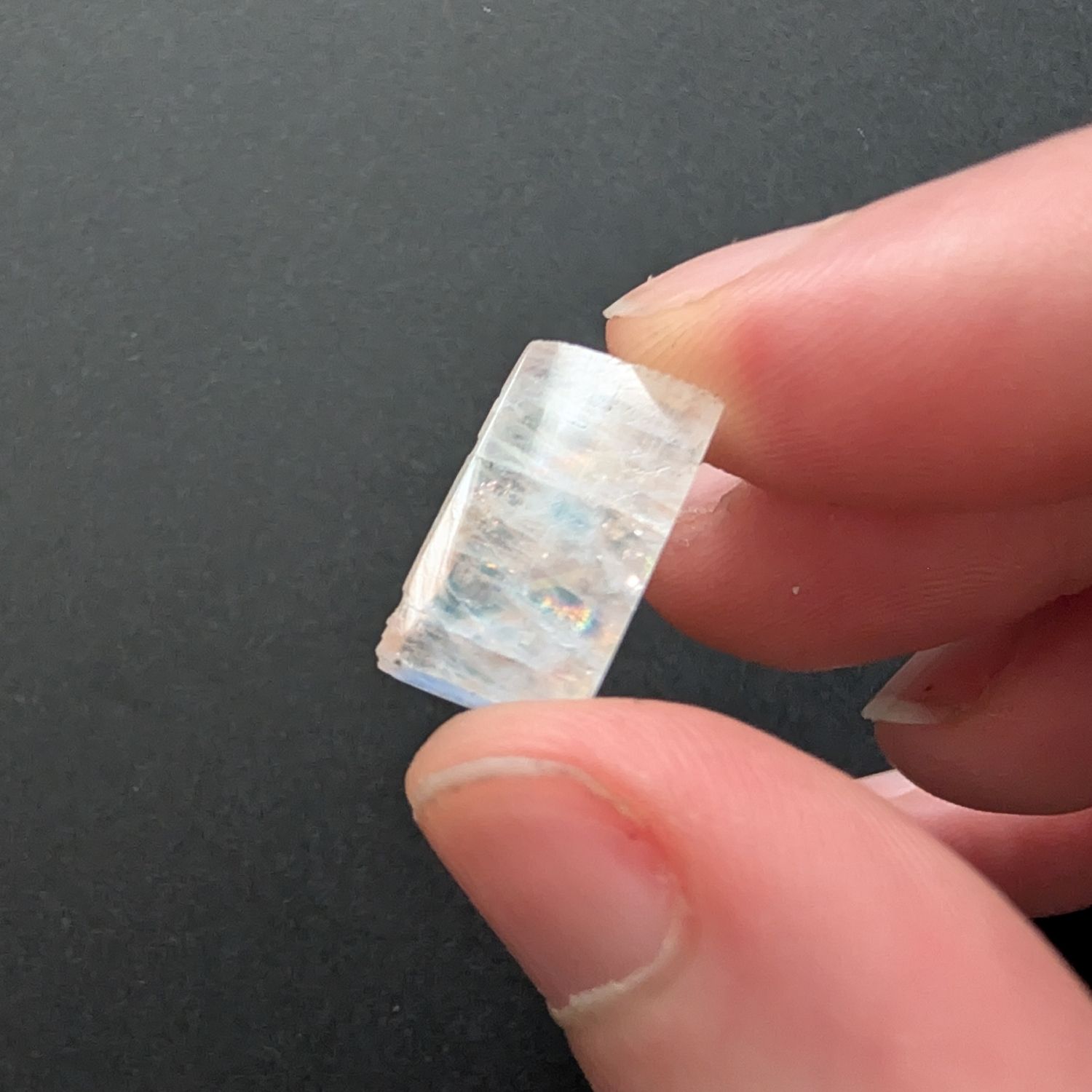 Moonstone Cabochon Rectangle - 17.9mm by 9.6mm - Image 5