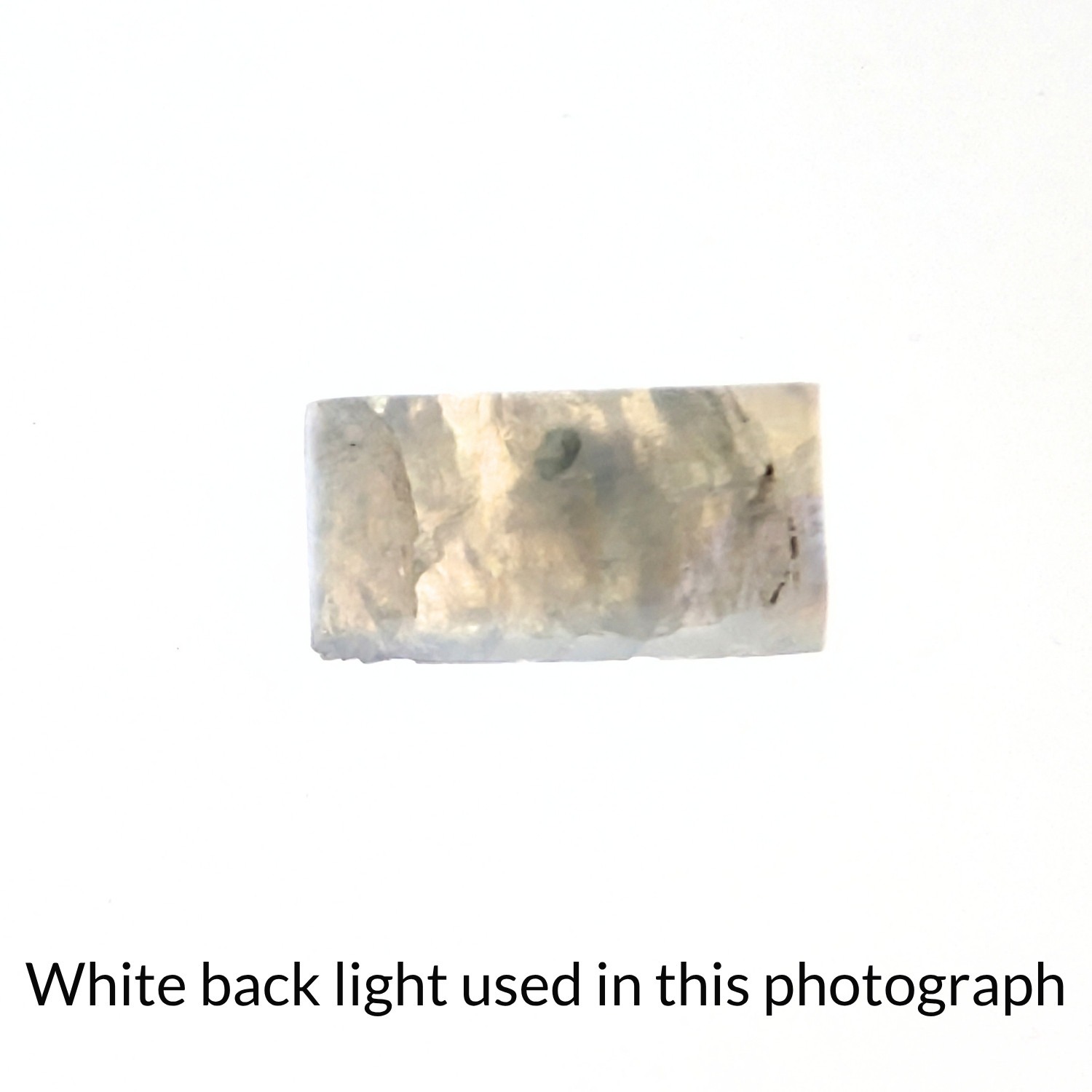 Moonstone Cabochon Rectangle - 17.9mm by 9.6mm - Image 6