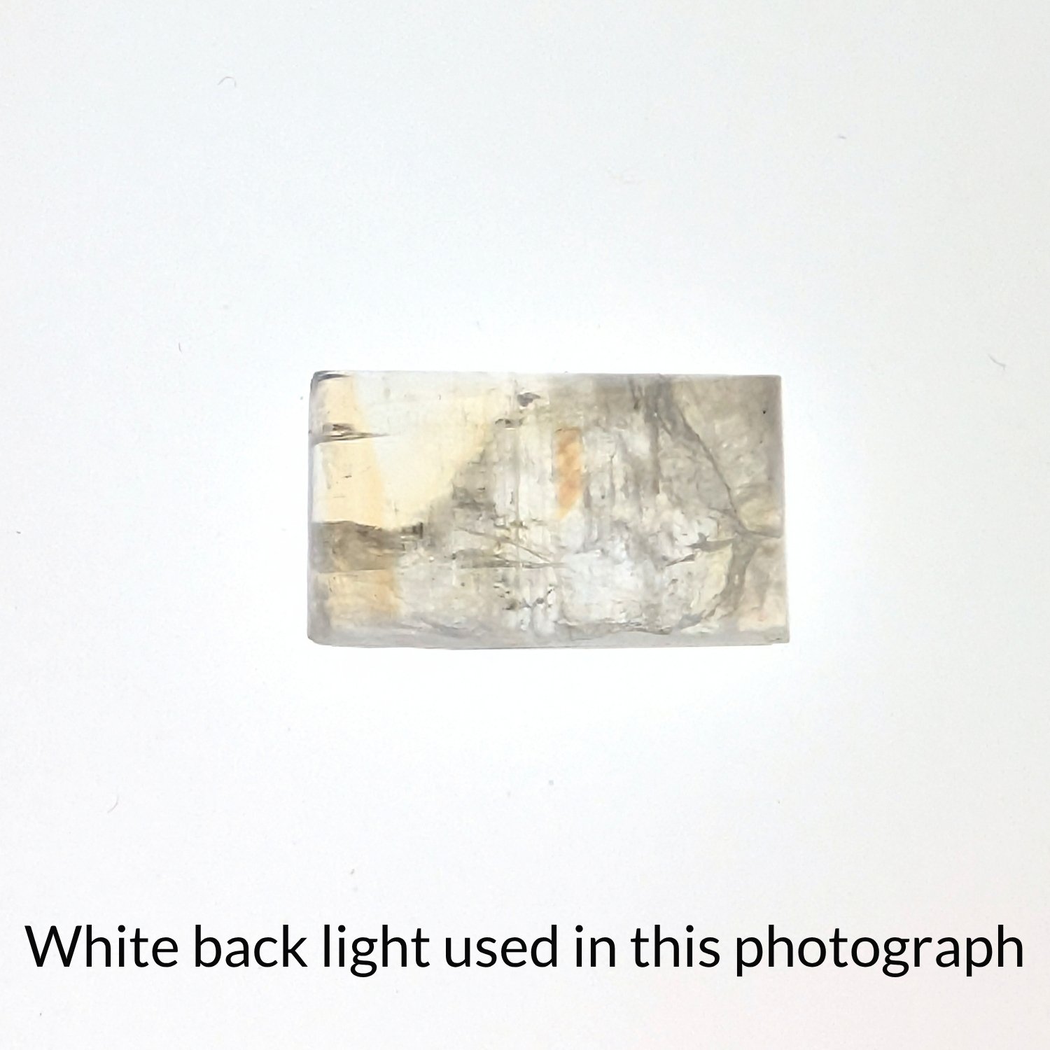 Moonstone Cabochon Rectangle - 17mm by 10mm - Image 6