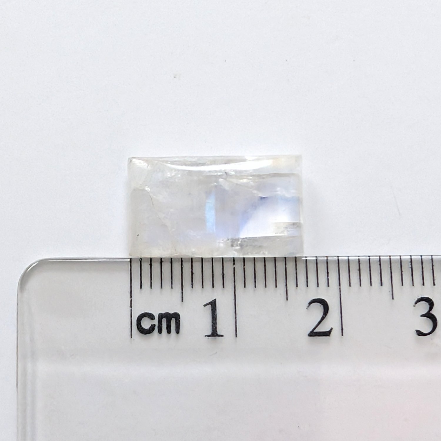 Moonstone Cabochon Rectangle - 17mm by 10mm - Image 4