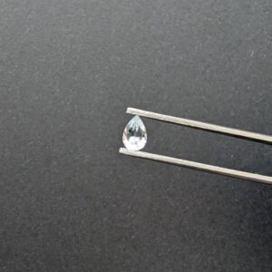 White Topaz Teardrop - 6mm by 4mm