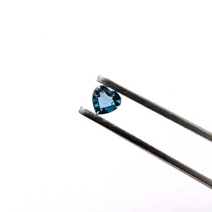 London Blue Topaz Heart - 4.1mm by 4.0mm