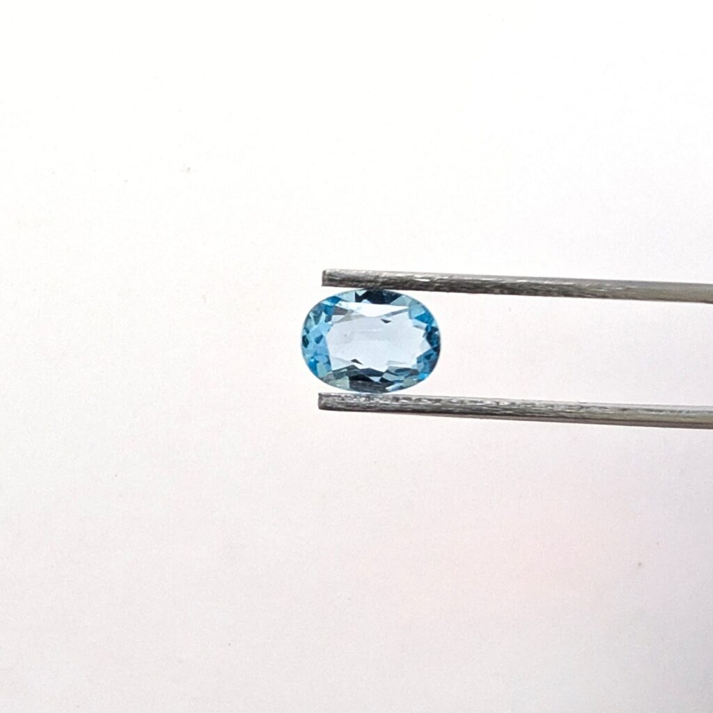 Blue Topaz Oval - 8.0mm by 6.0mm