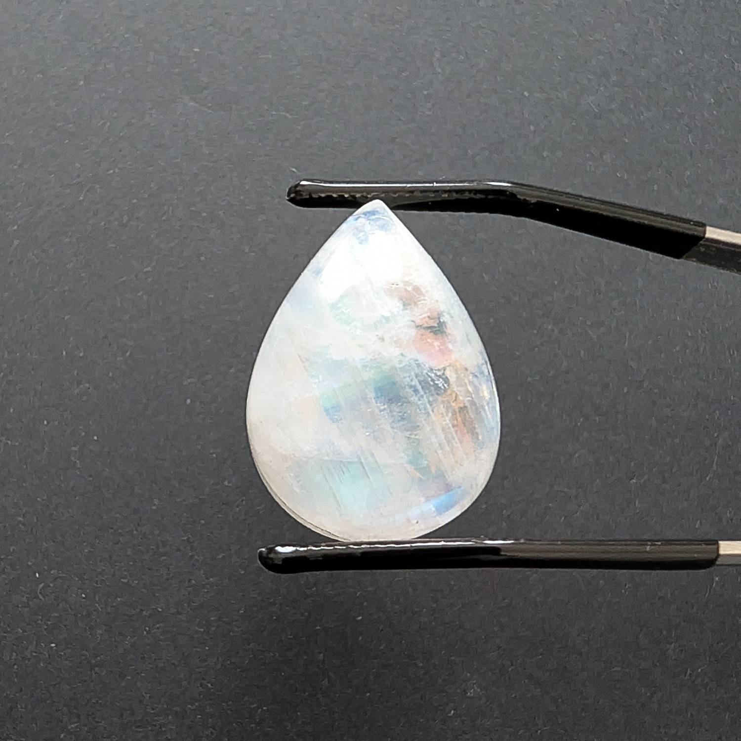 Moonstone Teardrop Cabochon - 25.5mm by 18.0mm - Image 2