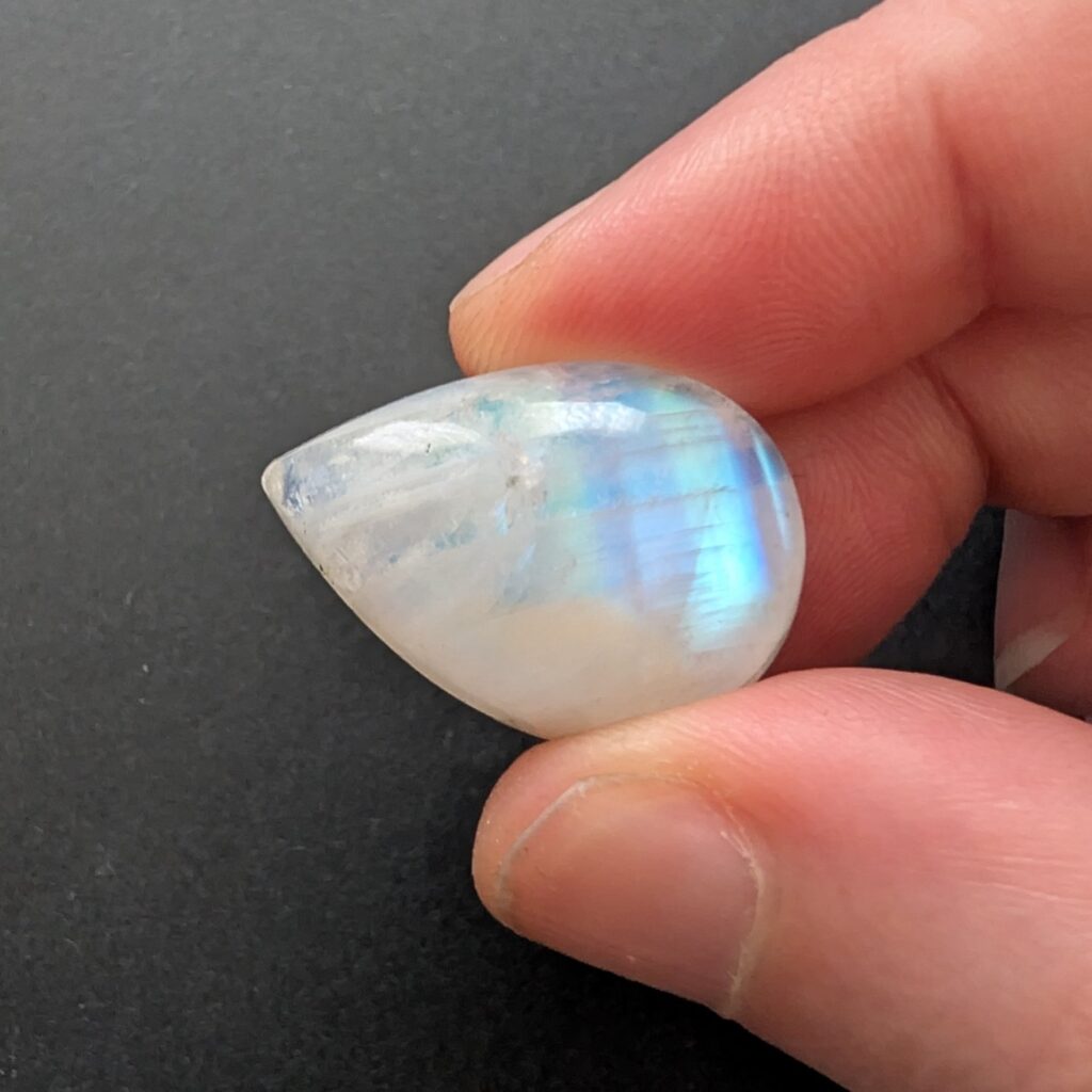 Moonstone Teardrop Cabochon - 25.5mm by 18.0mm