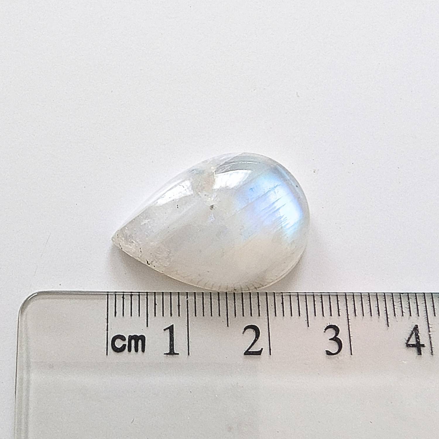 Moonstone Teardrop Cabochon - 25.5mm by 18.0mm - Image 6