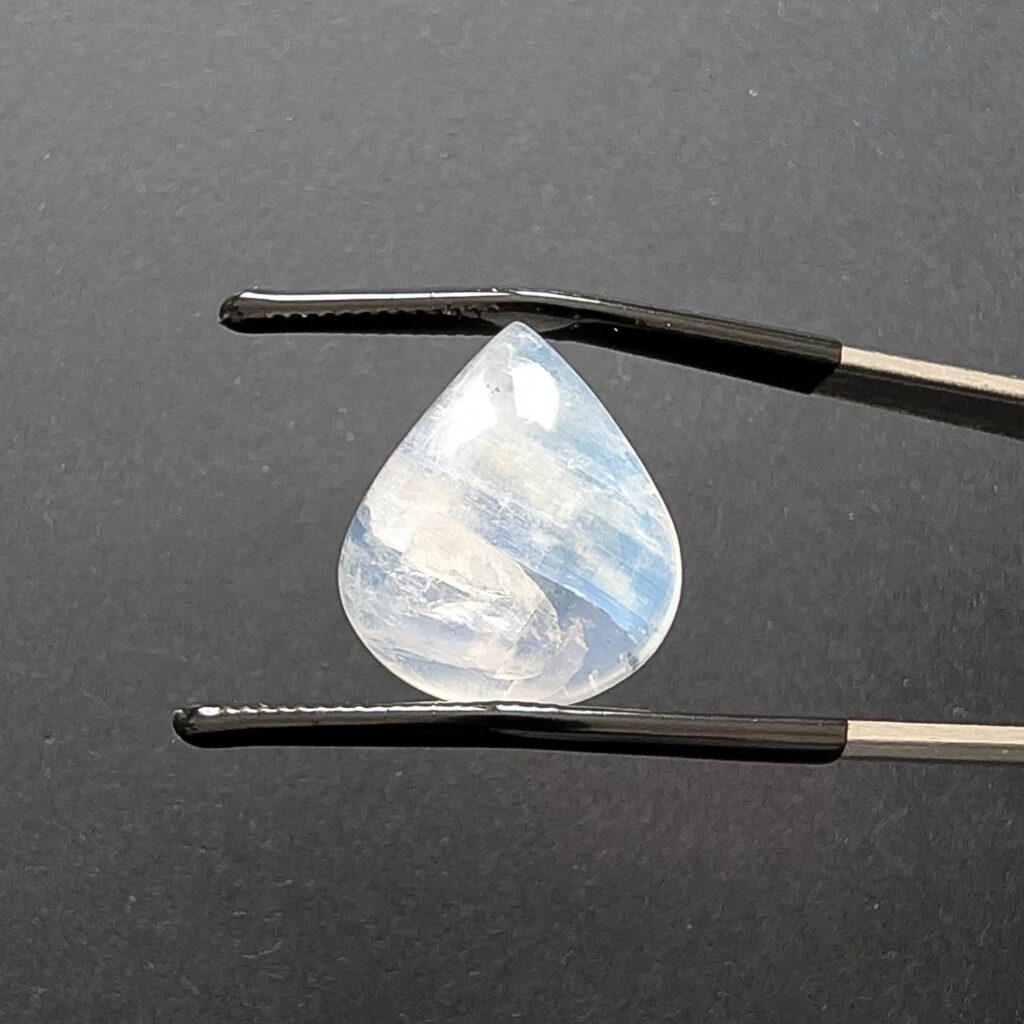 Moonstone Teardrop Cabochon -18.1mm by 15.8mm