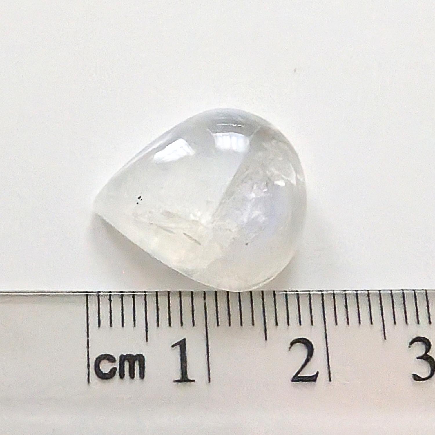 Moonstone Teardrop Cabochon -18.1mm by 15.8mm - Image 6
