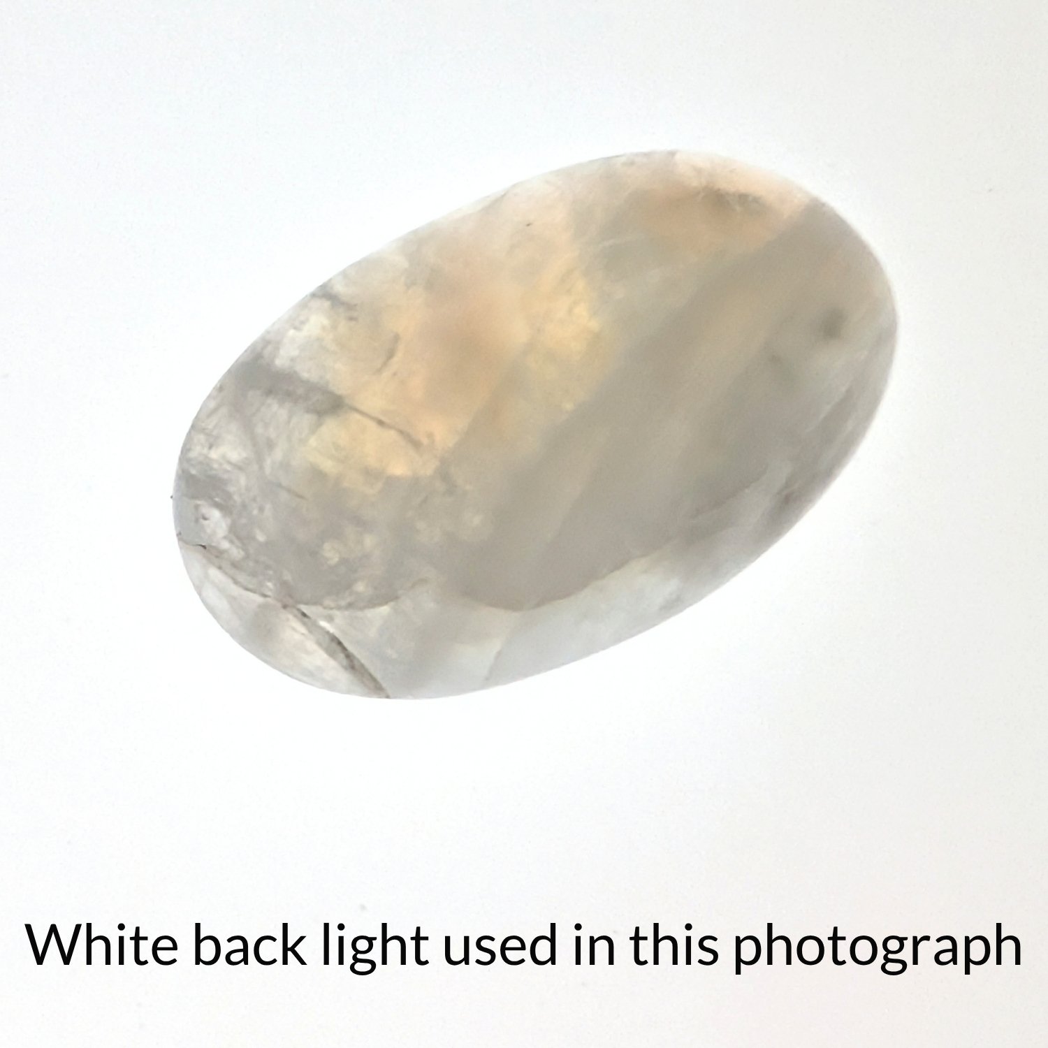 Moonstone Oval Cabochon - 25.1mm by 15.3mm - Image 7