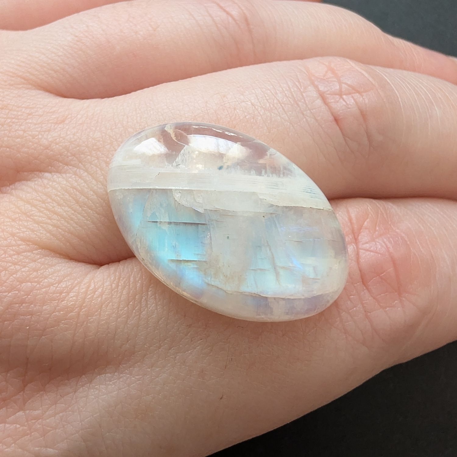 Moonstone Oval Cabochon - 26.6mm by 17.4mm - Image 3