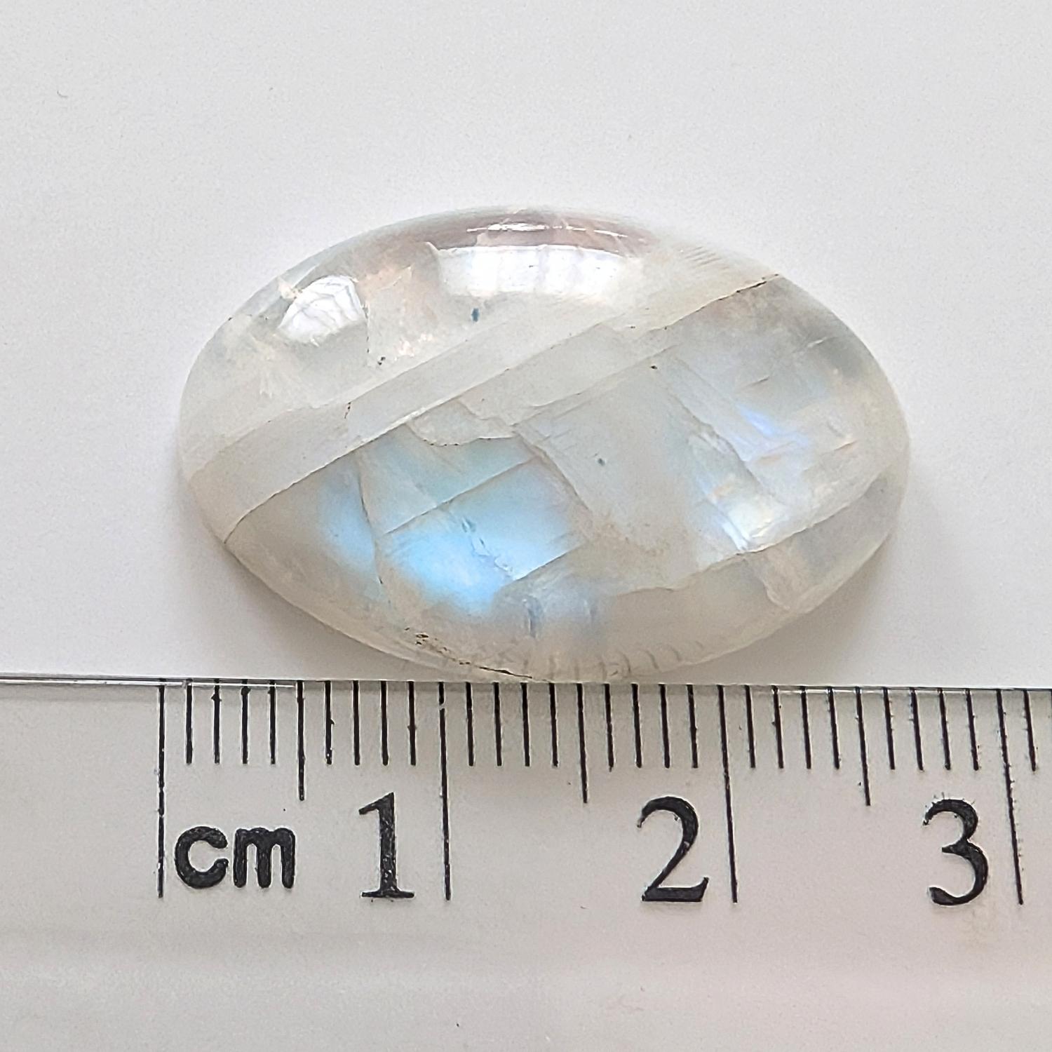 Moonstone Oval Cabochon - 26.6mm by 17.4mm - Image 5