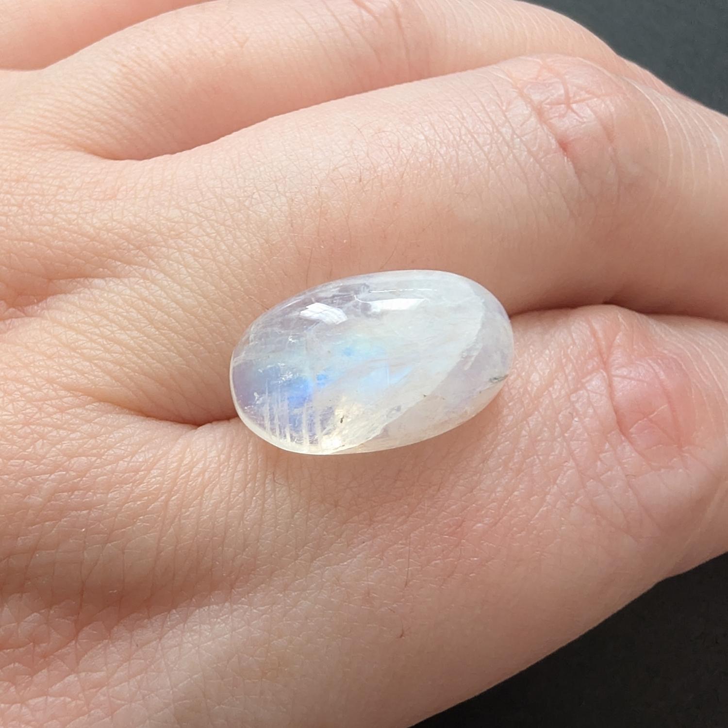 Moonstone Oval Cabochon - 17.8mm by 11.0mm - Image 3