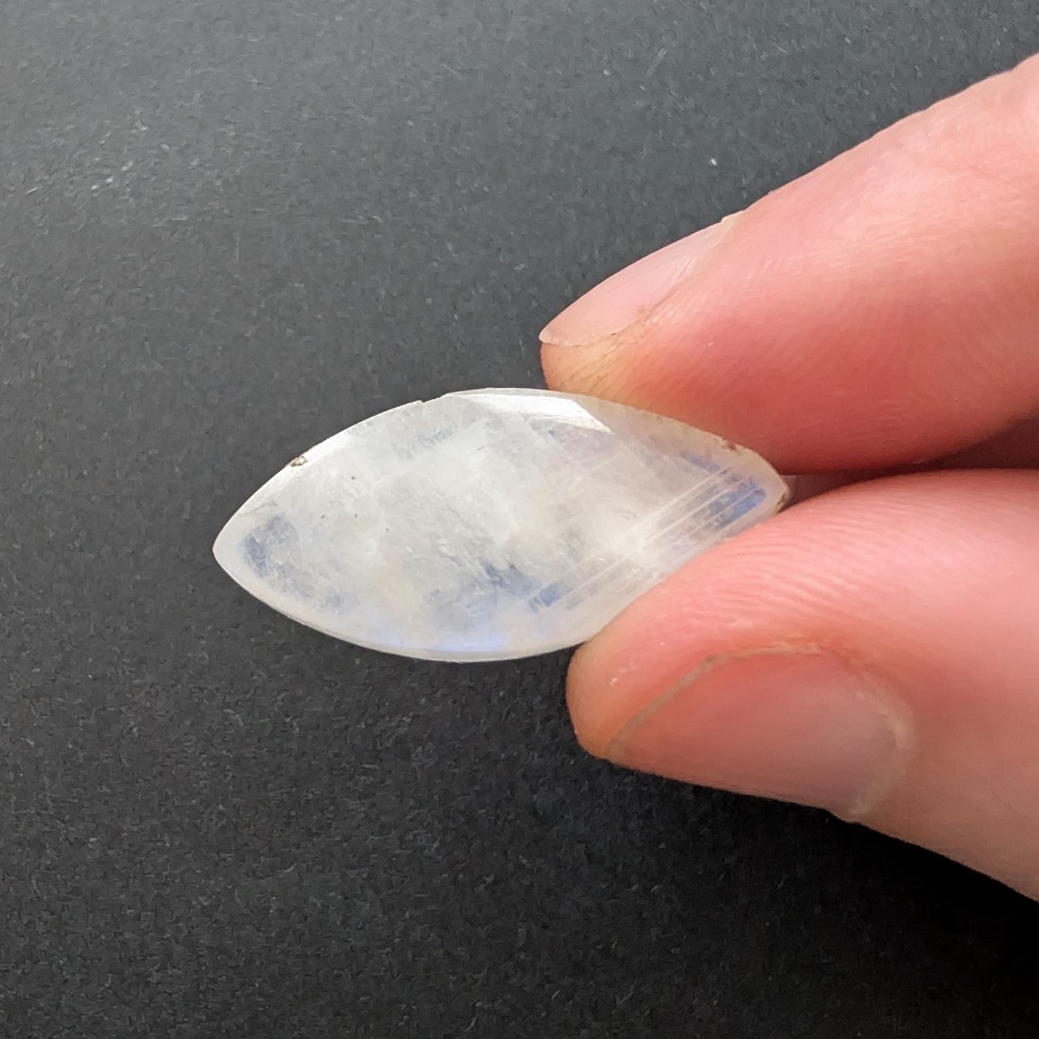 Moonstone Marquise Cabochon - 26.4mm by 13.0mm - Image 4