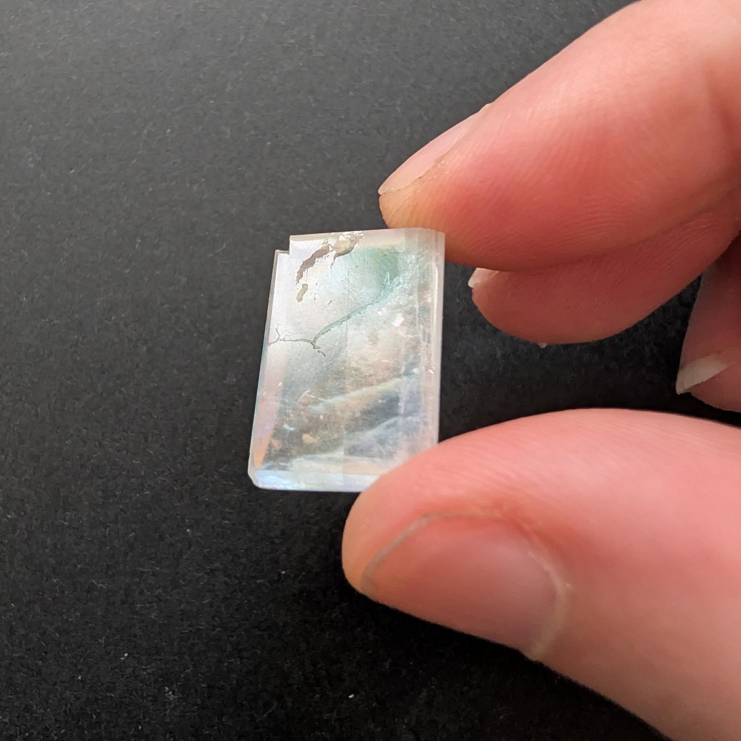 Moonstone Rectangle Cabochon - 20.2mm by 13.1mm - Image 4
