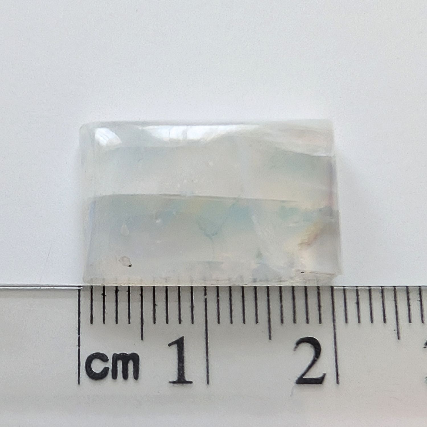 Moonstone Rectangle Cabochon - 20.2mm by 13.1mm - Image 5
