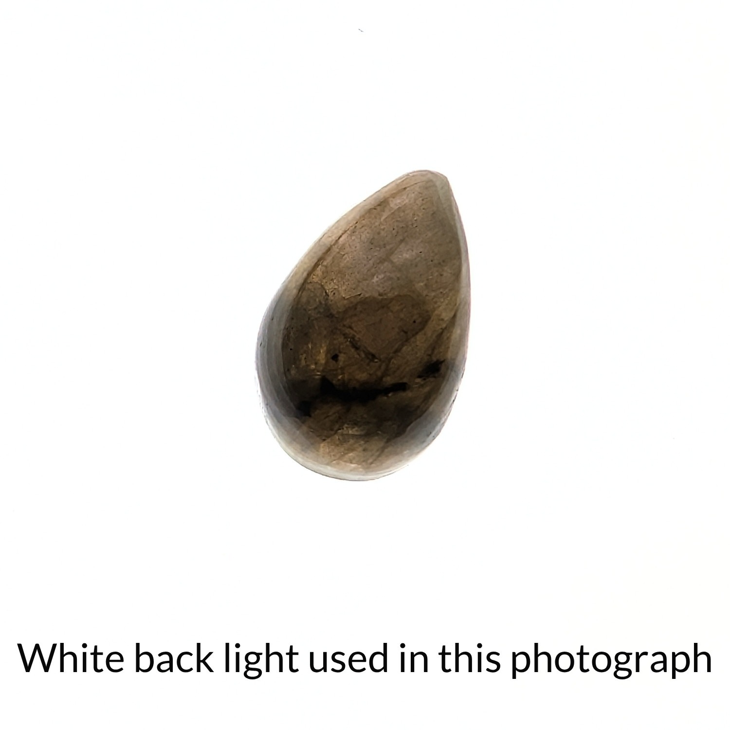 Labradorite Teardrop Cabochon - 15.0mm by 9.5mm - Image 6