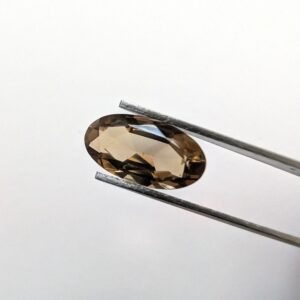 Golden Smoky Quartz Oval - 15.7mm by 8.4mm